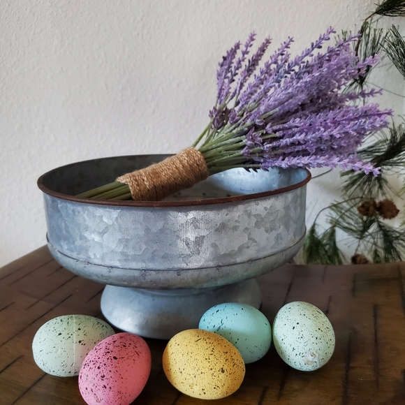 Other - Galvanized Pedestal Planter Tray 10 5"